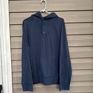 J.Crew mens longsleeve hooded shirt